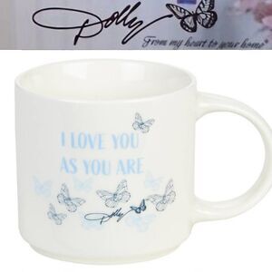 Dolly Parton, "I Love You As You Are" Butterfly Mug